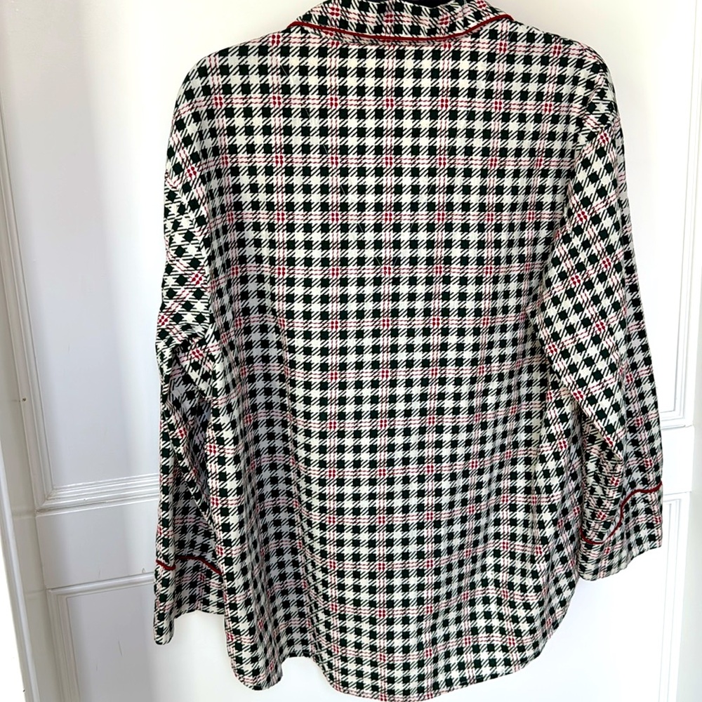 THE GREAT. SLEEP SET The Plaid Pajama Top and Pajama Bottoms Pants Winter Pine 1 - Picture 13 of 16